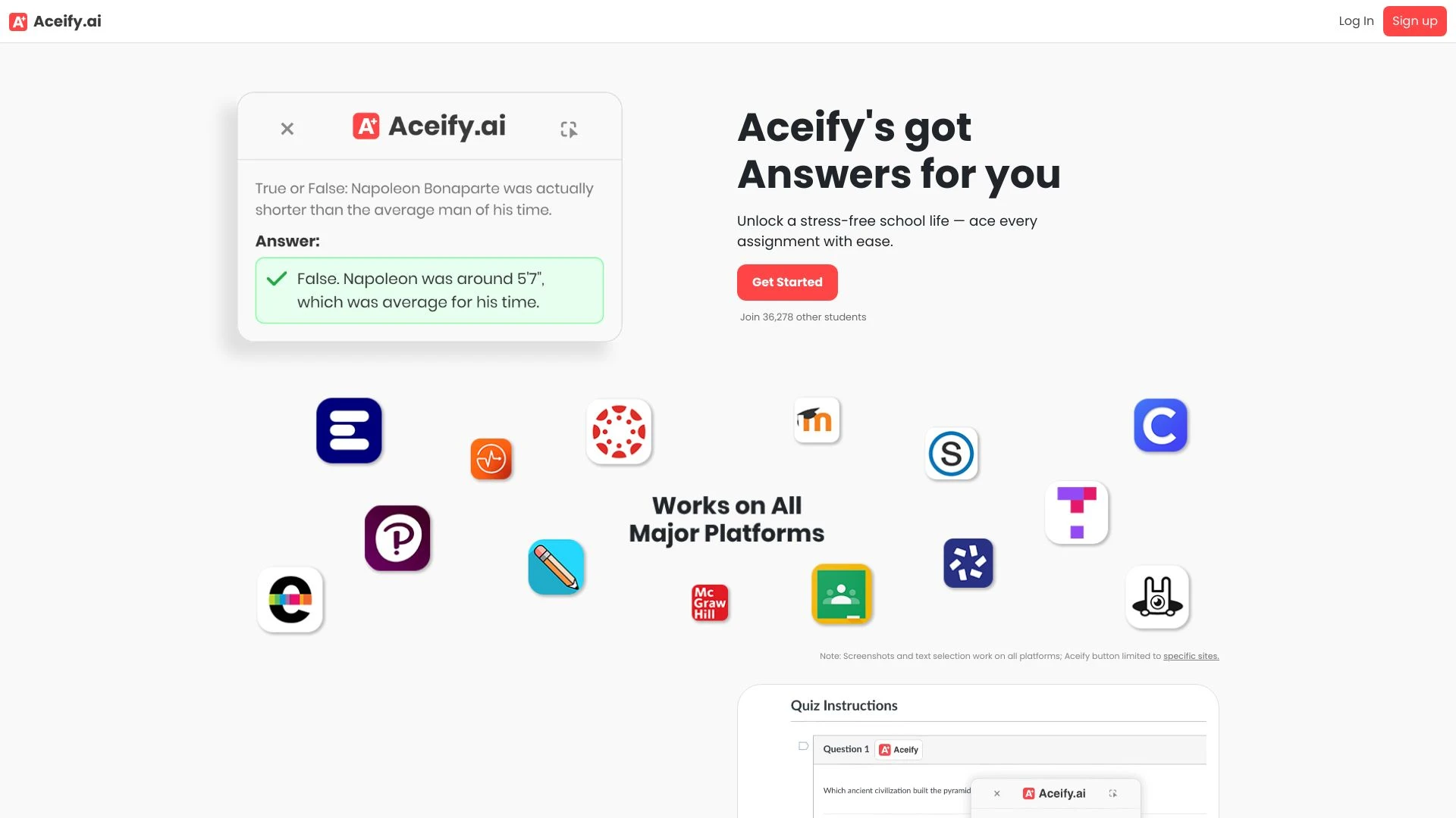 Aceify.ai website preview